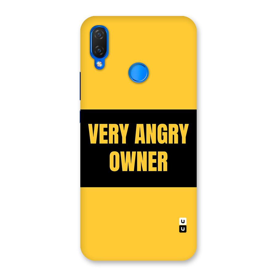 Angry Owner Back Case for Huawei P Smart+