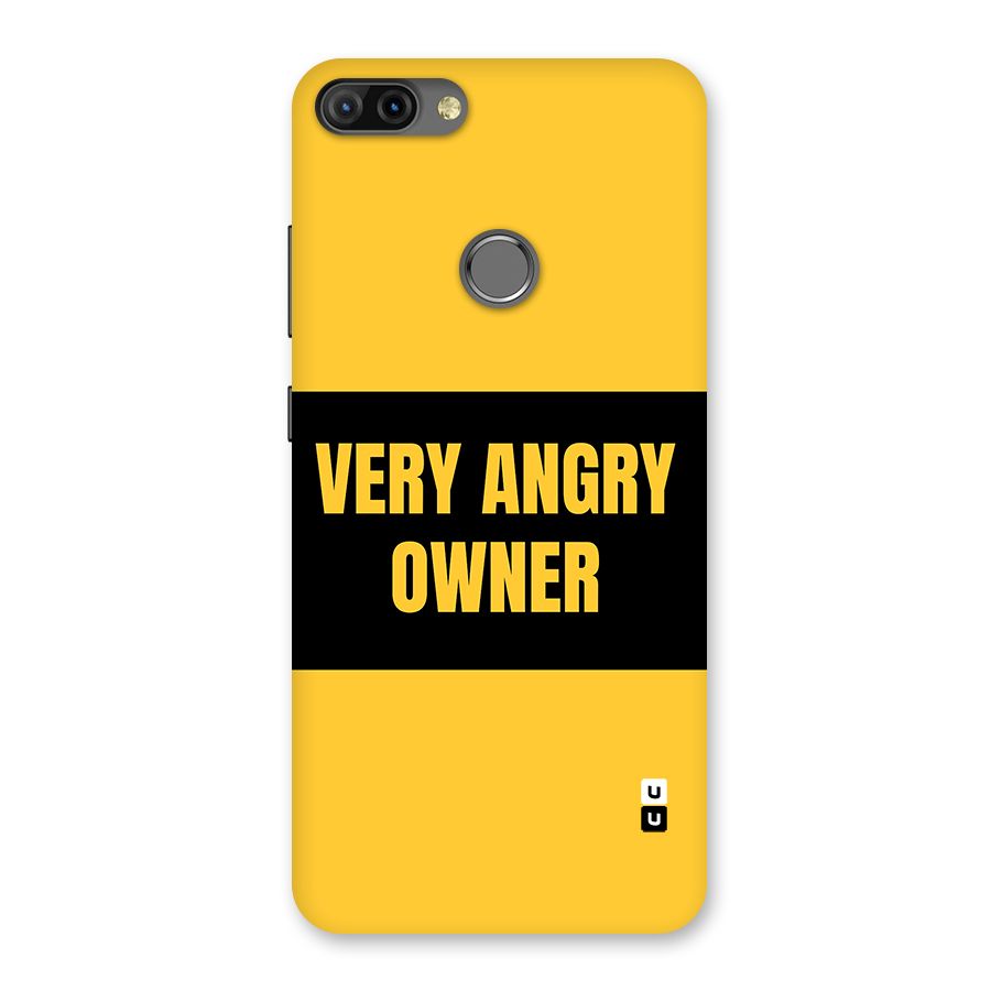 Angry Owner Back Case for Infinix Hot 6 Pro
