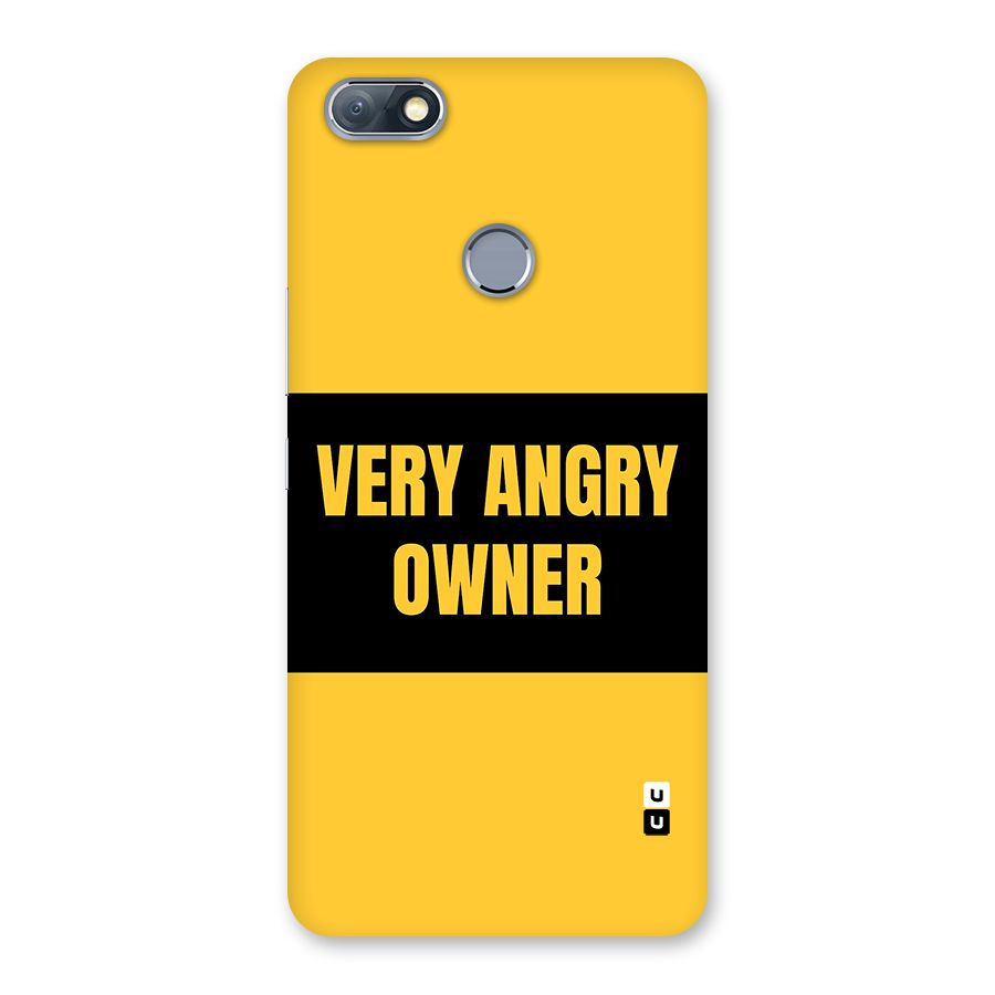 Angry Owner Back Case for Infinix Note 5