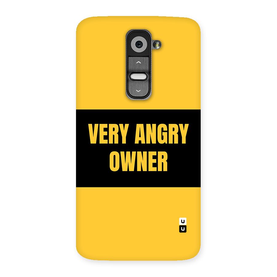 Angry Owner Back Case for LG G2