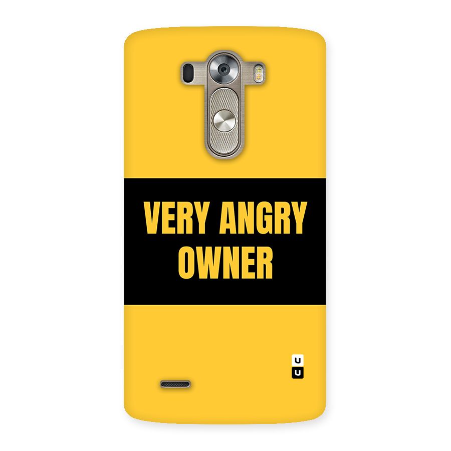 Angry Owner Back Case for LG G3