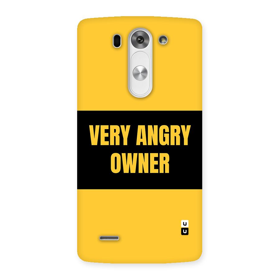 Angry Owner Back Case for LG G3 Mini