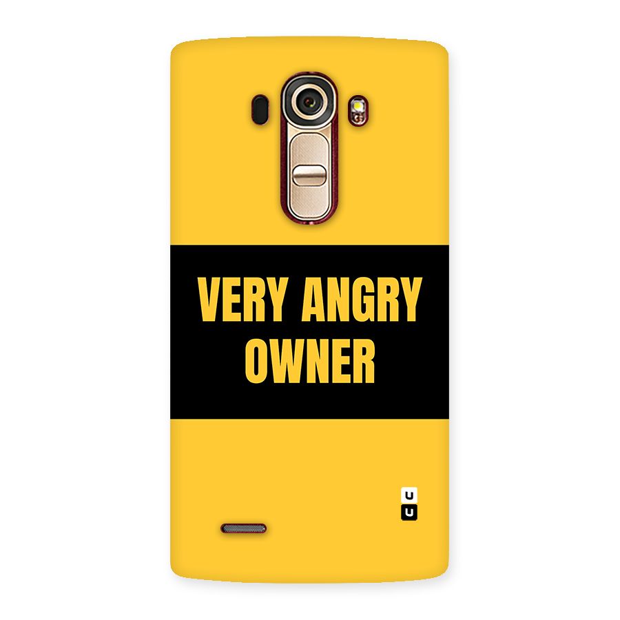 Angry Owner Back Case for LG G4