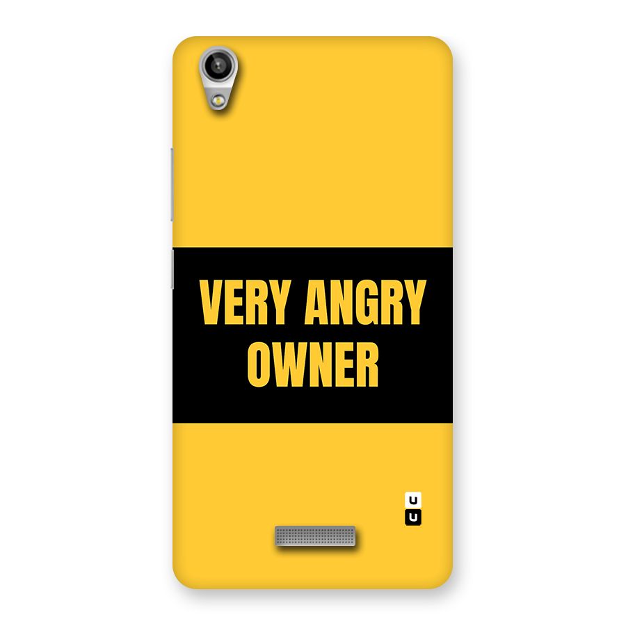 Angry Owner Back Case for Lava Pixel V1