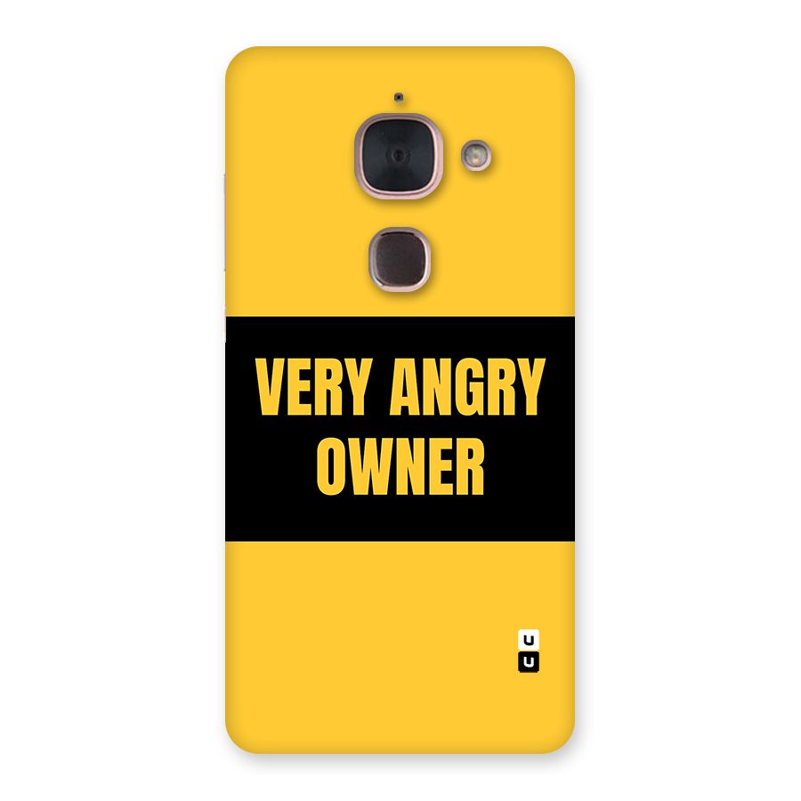 Angry Owner Back Case for Le Max 2
