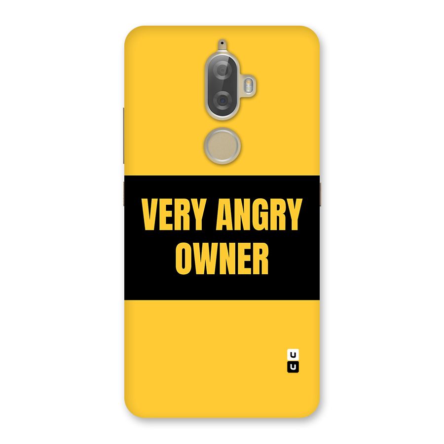 Angry Owner Back Case for Lenovo K8 Plus