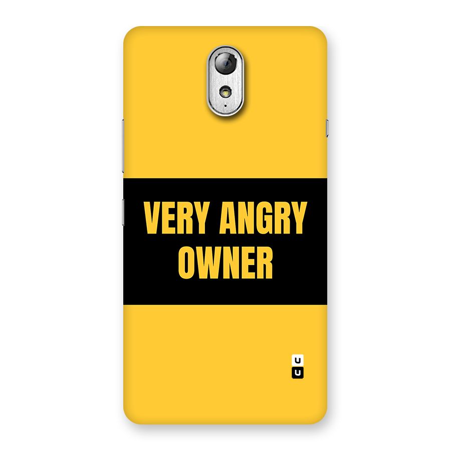 Angry Owner Back Case for Lenovo Vibe P1M