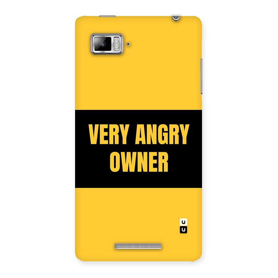 Angry Owner Back Case for Lenovo Vibe Z K910