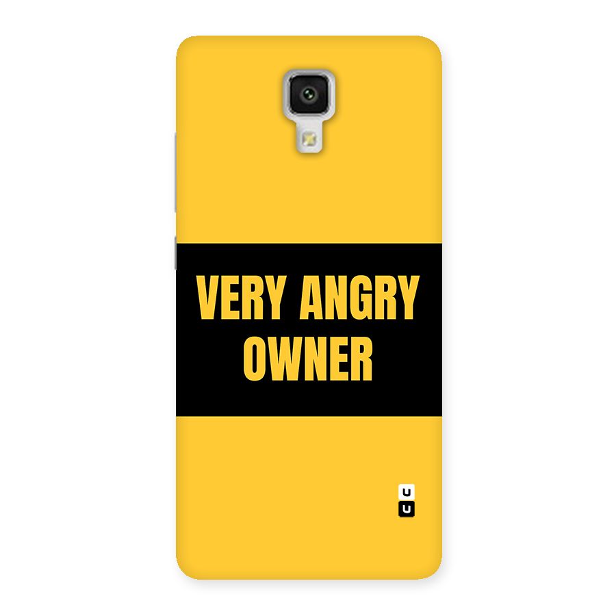 Angry Owner Back Case for Mi4