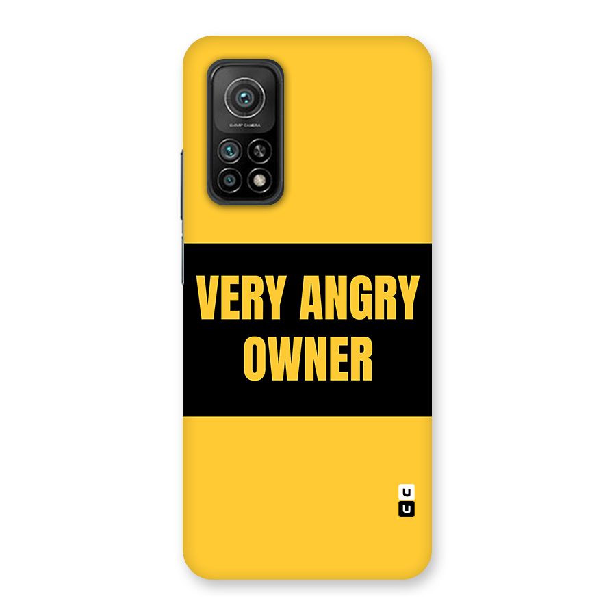 Angry Owner Back Case for Mi 10T 5G