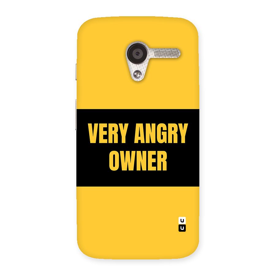 Angry Owner Back Case for Moto X