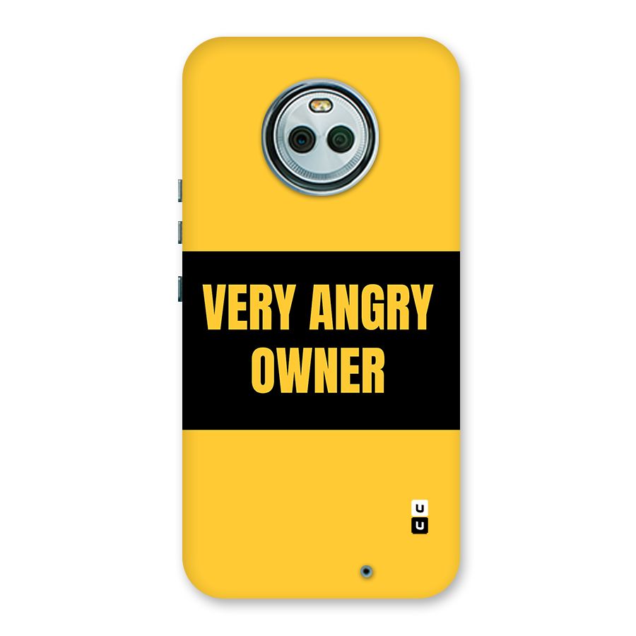 Angry Owner Back Case for Moto X4