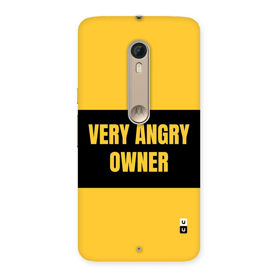 Angry Owner Back Case for Moto X Style