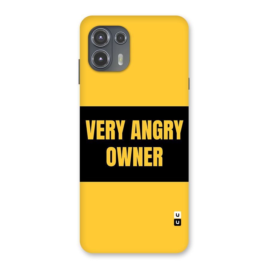 Angry Owner Back Case for Motorola Edge 20 Fusion