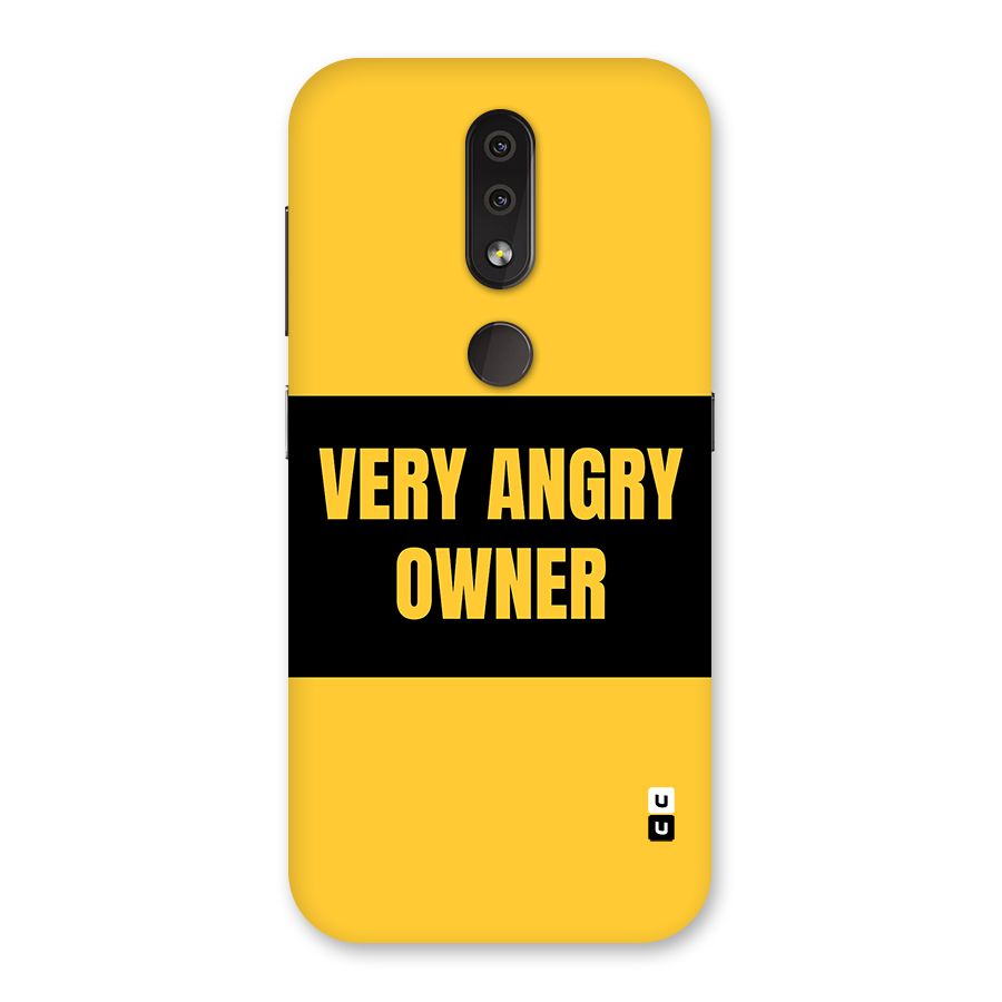 Angry Owner Back Case for Nokia 4.2