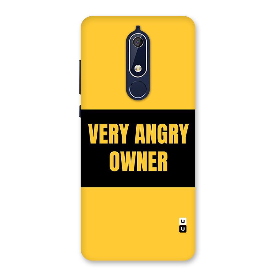 Angry Owner Back Case for Nokia 5.1