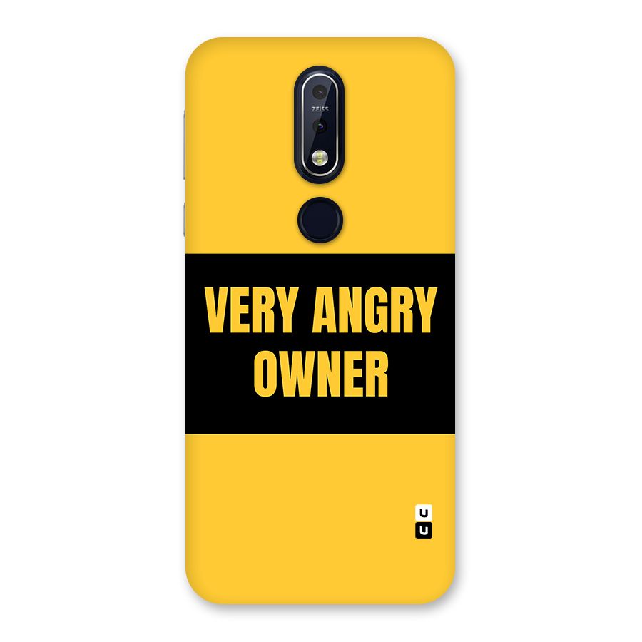 Angry Owner Back Case for Nokia 7.1