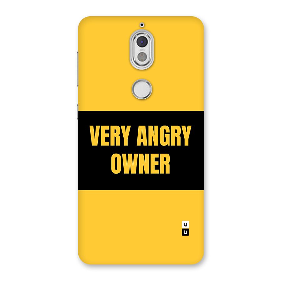 Angry Owner Back Case for Nokia 7