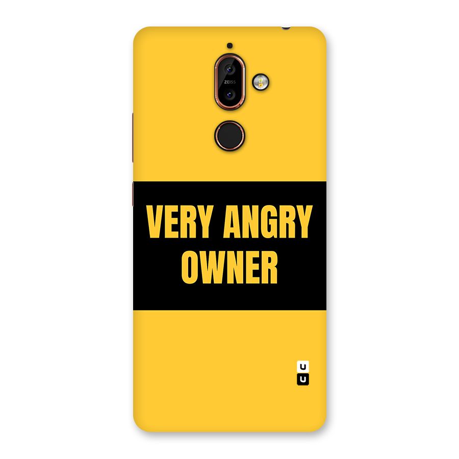 Angry Owner Back Case for Nokia 7 Plus