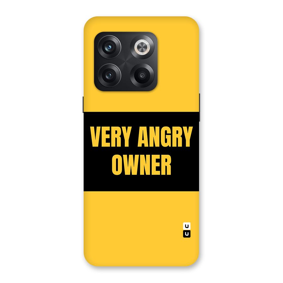 Angry Owner Back Case for OnePlus 10T