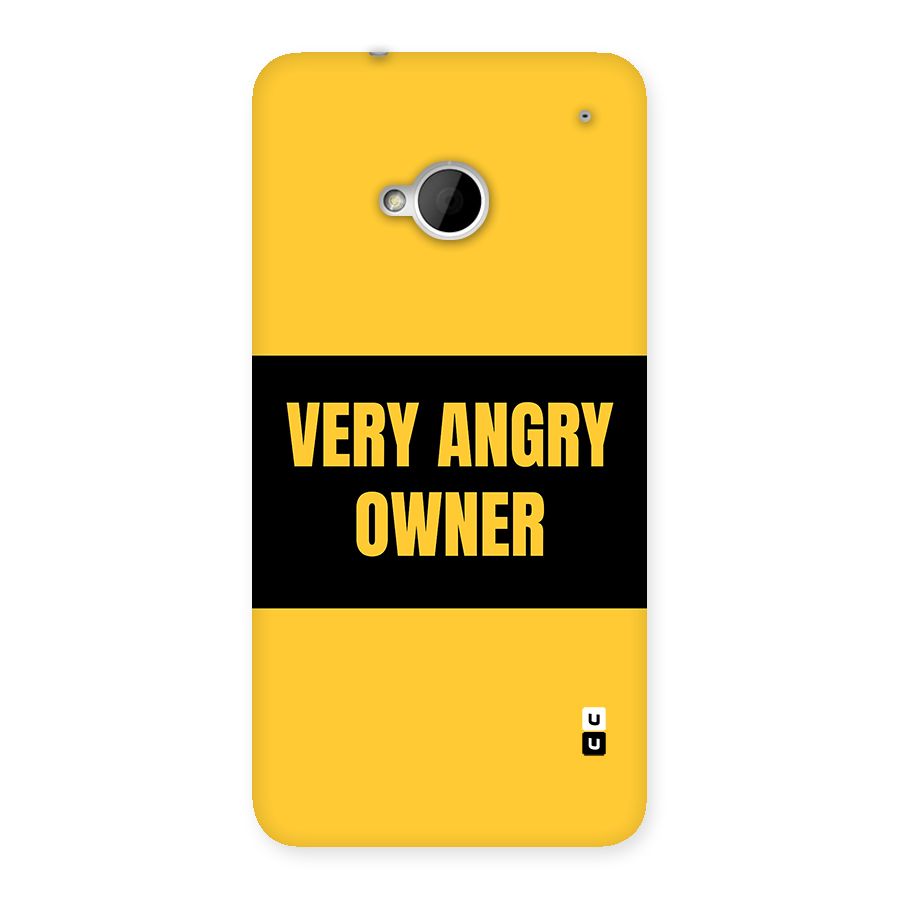 Angry Owner Back Case for One M7 (Single Sim)