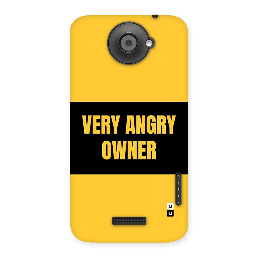 Angry Owner Back Case for One X