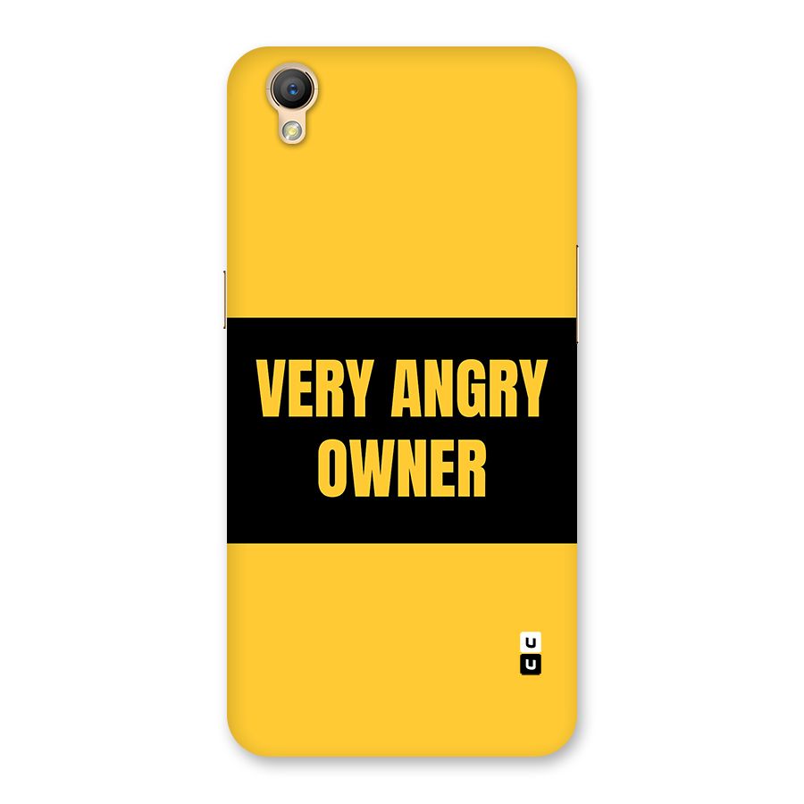 Angry Owner Back Case for Oppo A37