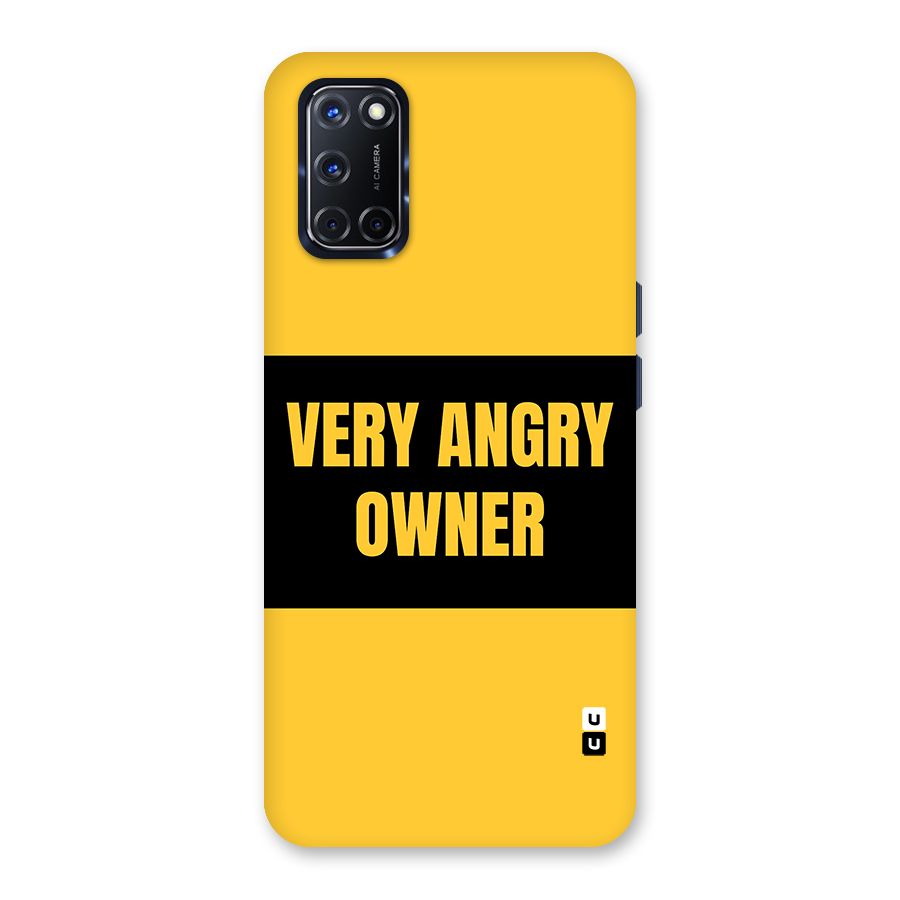 Angry Owner Back Case for Oppo A52