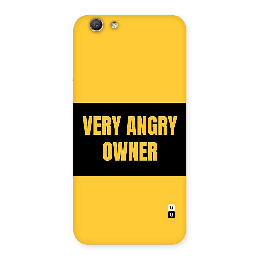 Angry Owner Back Case for Oppo A59