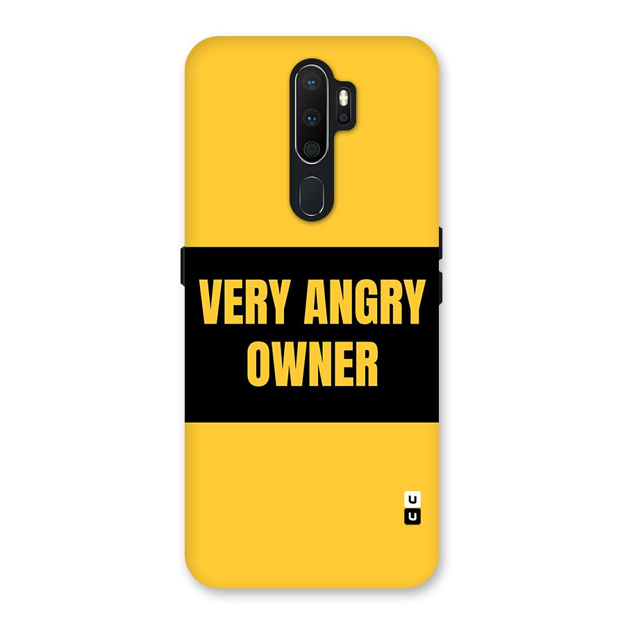 Angry Owner Back Case for Oppo A5 (2020)