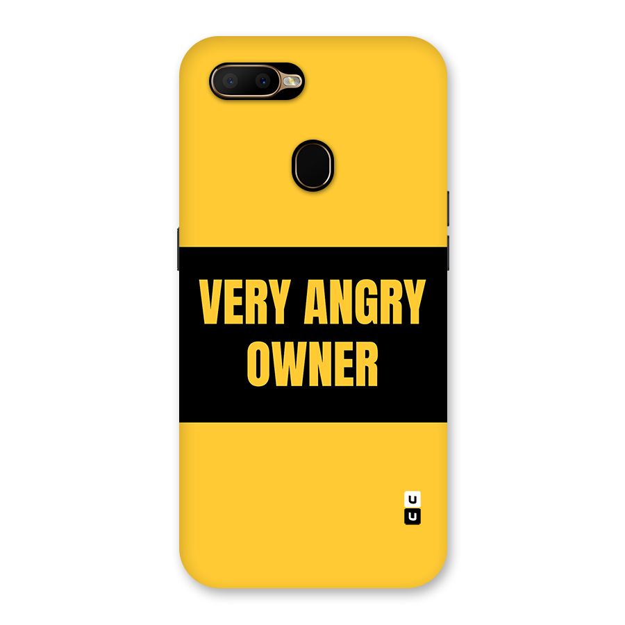 Angry Owner Back Case for Oppo A5s
