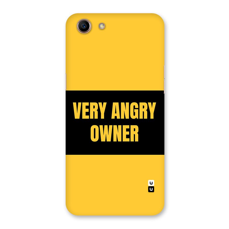Angry Owner Back Case for Oppo A83 (2018)