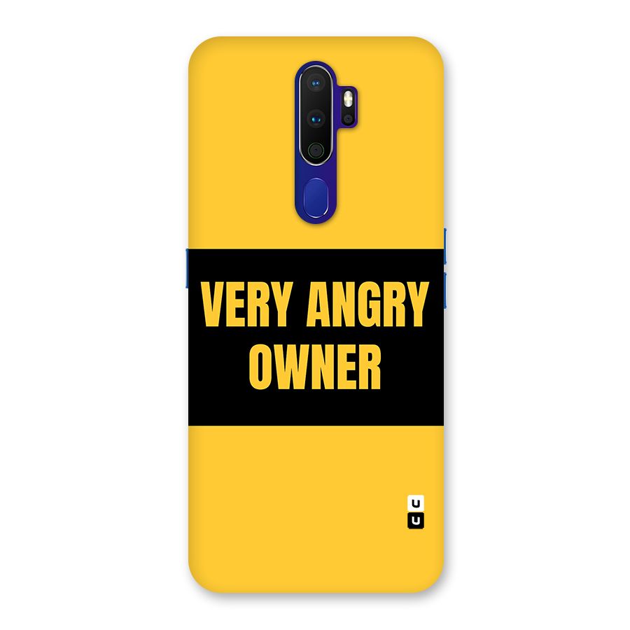 Angry Owner Back Case for Oppo A9 (2020)