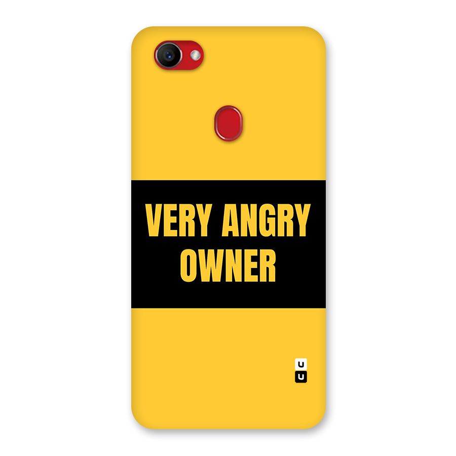 Angry Owner Back Case for Oppo F7