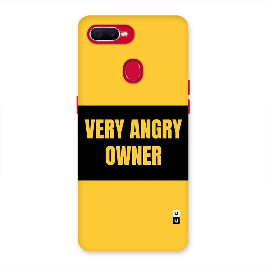 Angry Owner Back Case for Oppo F9 Pro
