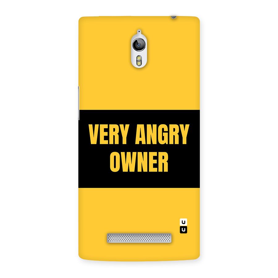 Angry Owner Back Case for Oppo Find 7