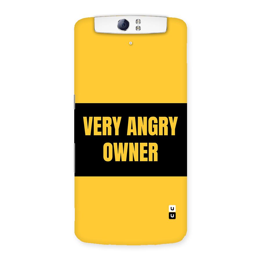 Angry Owner Back Case for Oppo N1