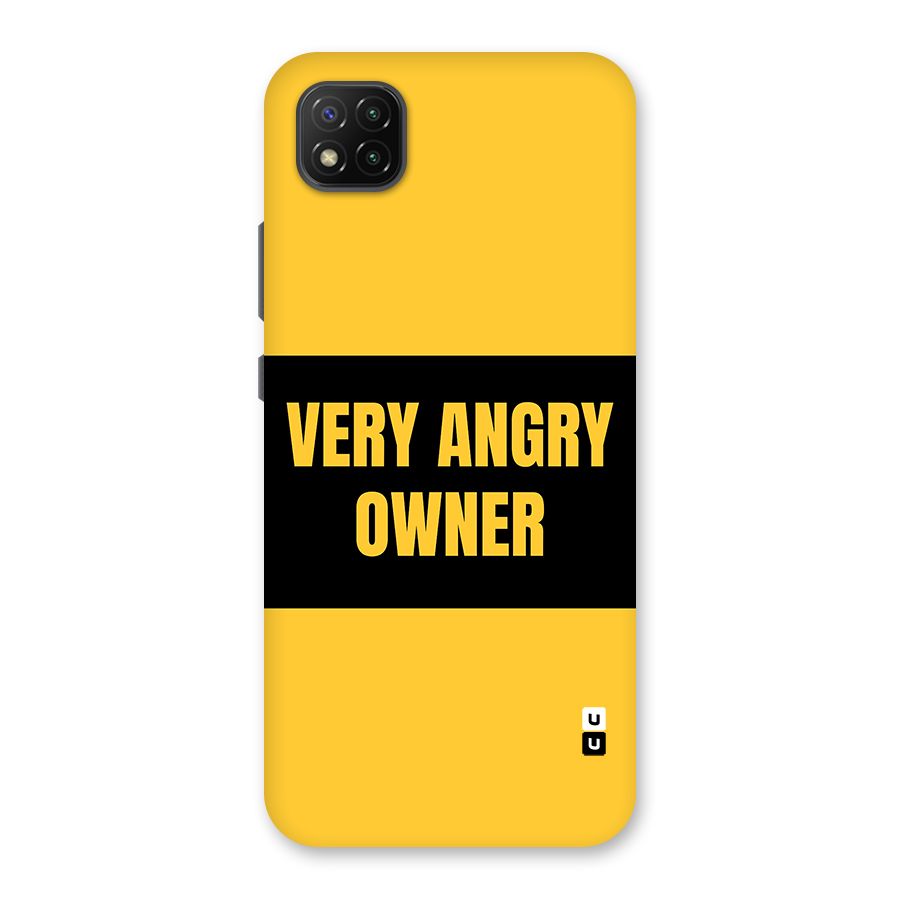 Angry Owner Back Case for Poco C3
