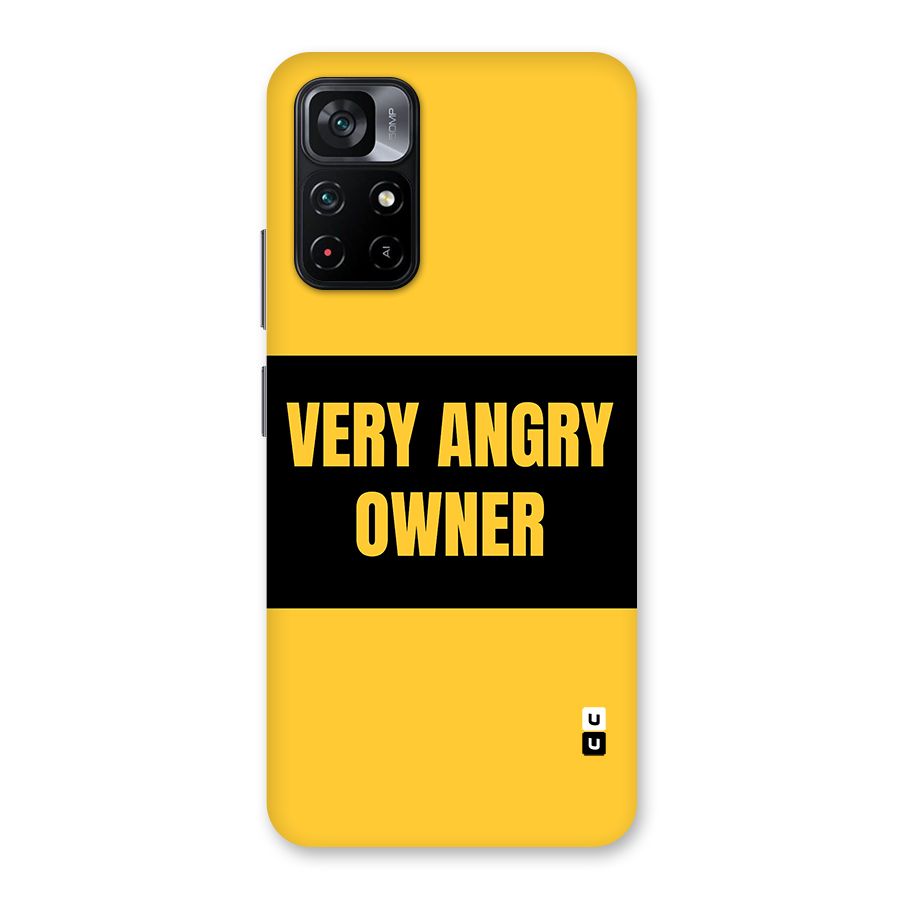 Angry Owner Back Case for Poco M4 Pro 5G