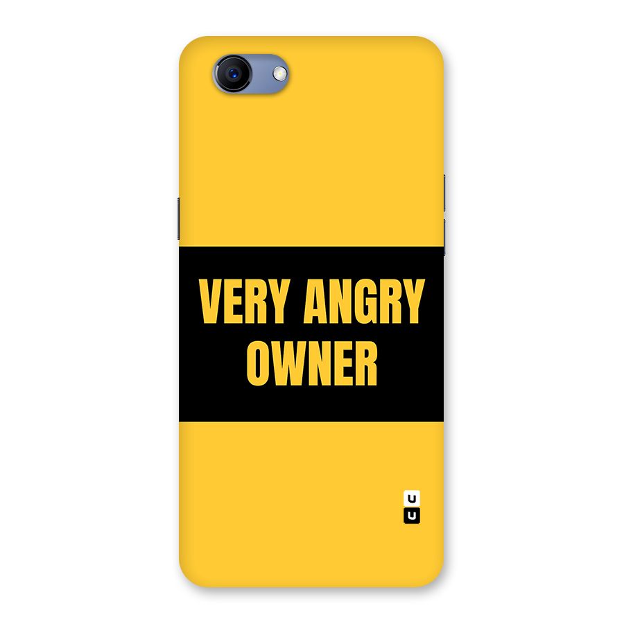 Angry Owner Back Case for Realme 1