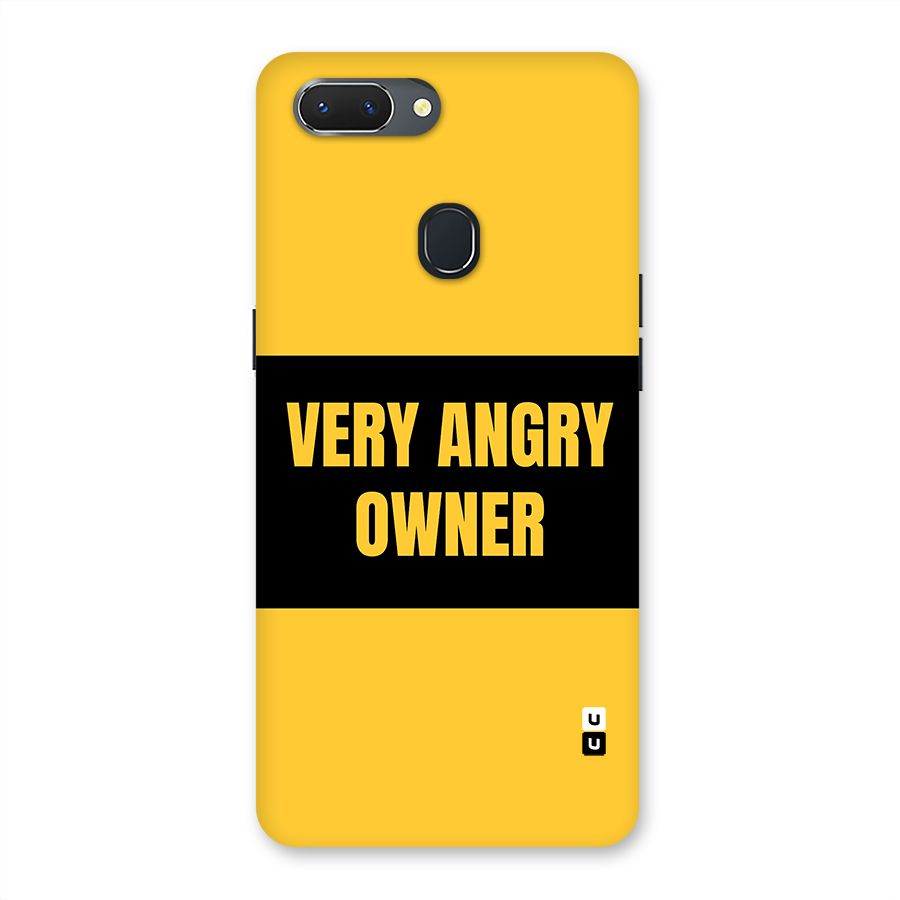 Angry Owner Back Case for Realme 2