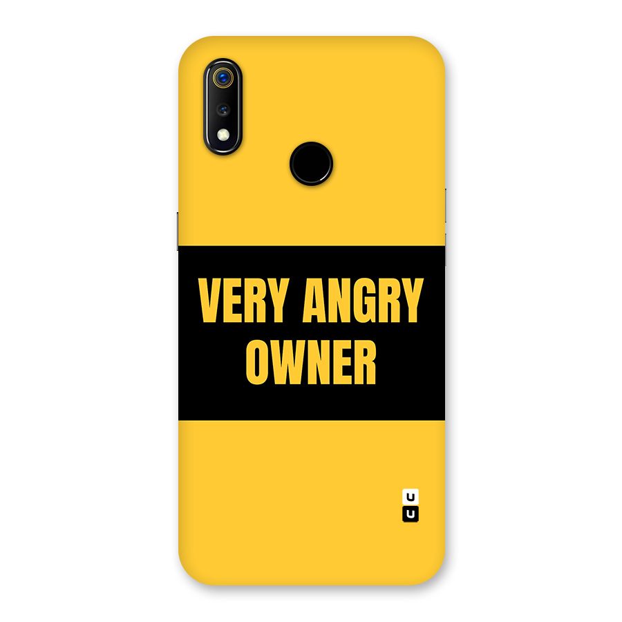 Angry Owner Back Case for Realme 3