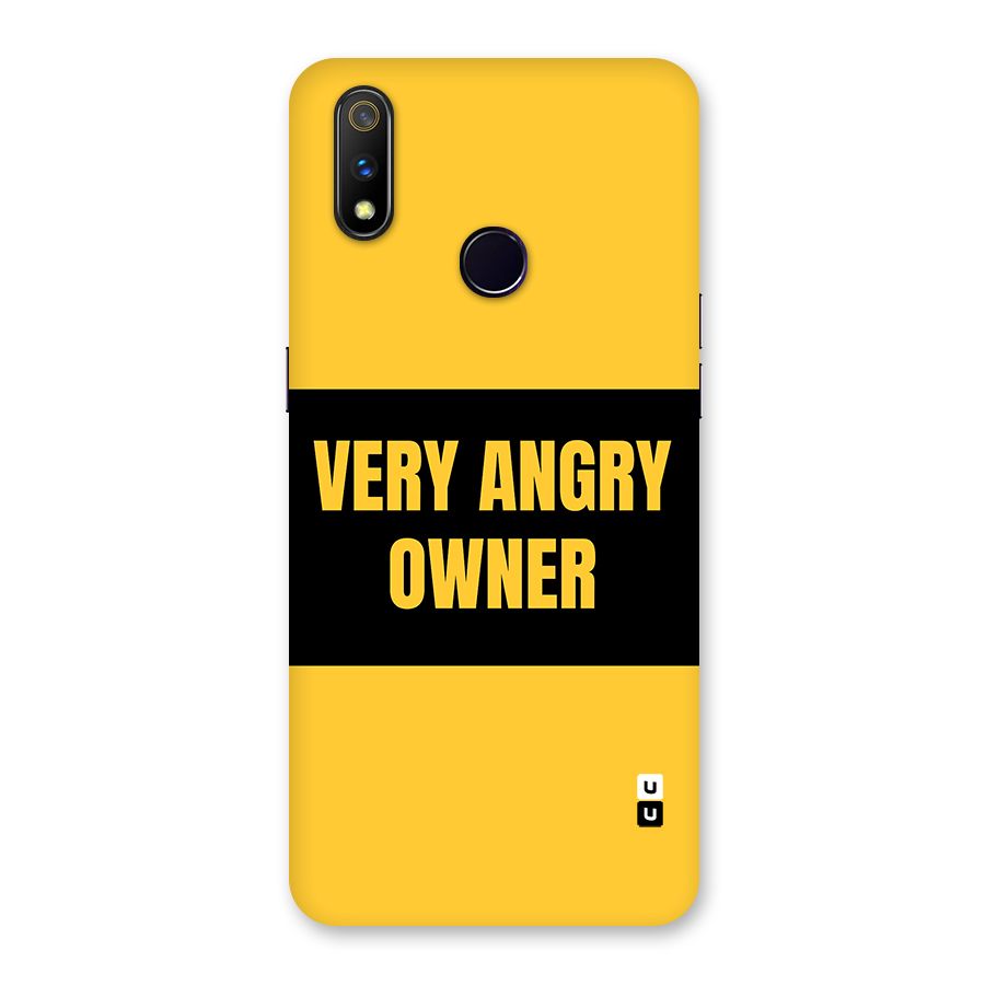 Angry Owner Back Case for Realme 3 Pro