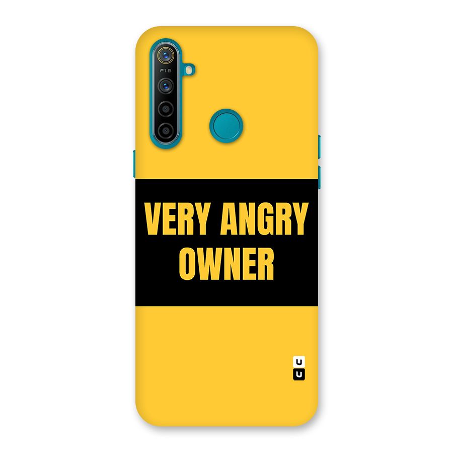 Angry Owner Back Case for Realme 5i