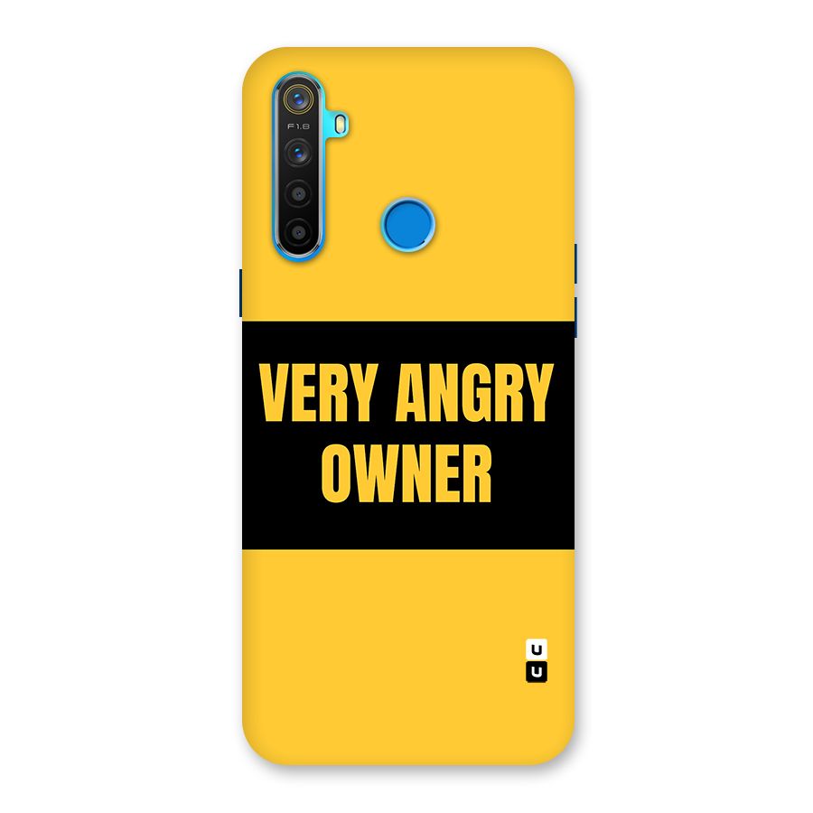 Angry Owner Back Case for Realme 5s