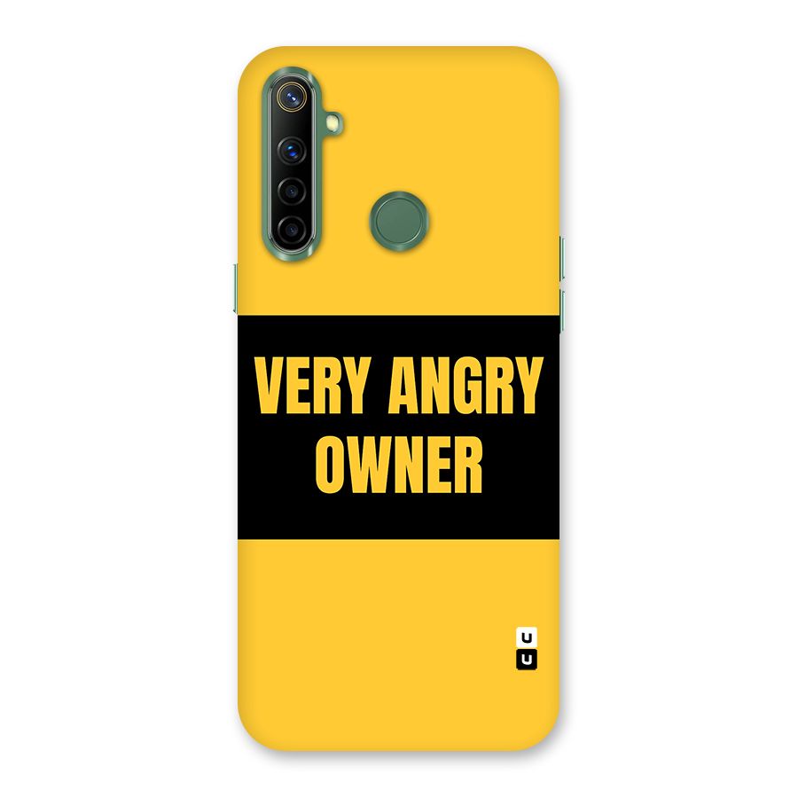 Angry Owner Back Case for Realme Narzo 10
