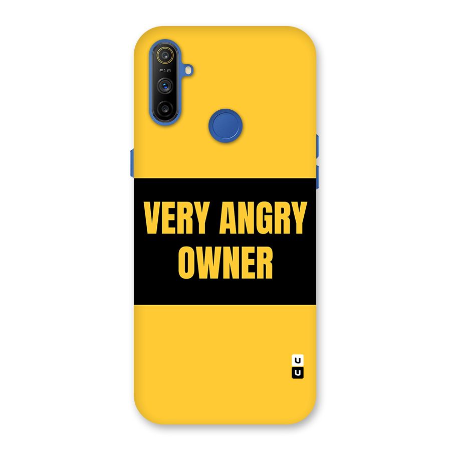 Angry Owner Back Case for Realme Narzo 10A