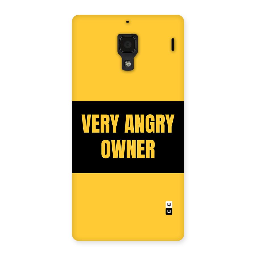 Angry Owner Back Case for Redmi 1s