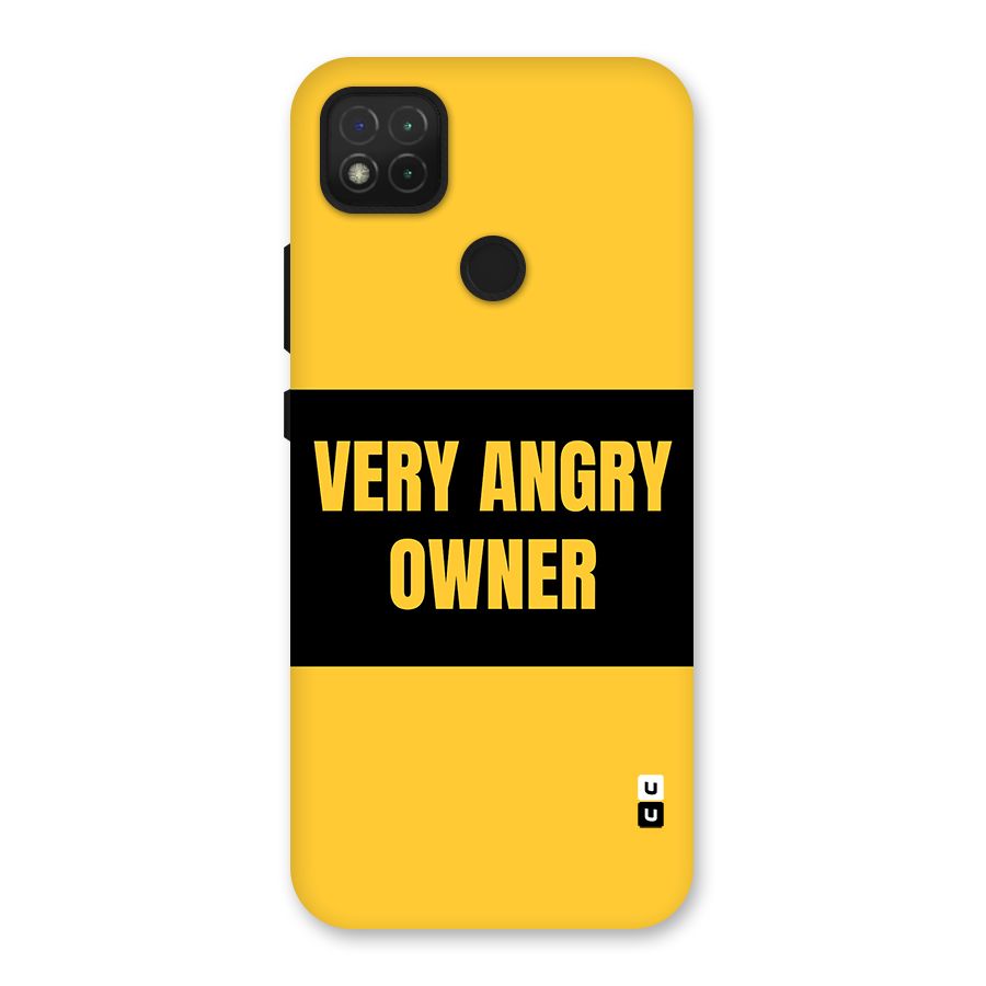 Angry Owner Back Case for Redmi 9
