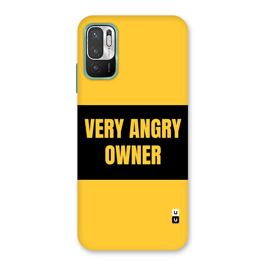Angry Owner Back Case for Redmi Note 10T 5G